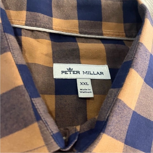 Peter Millar Flannel Button Up - XXL - Picture 3 of 6